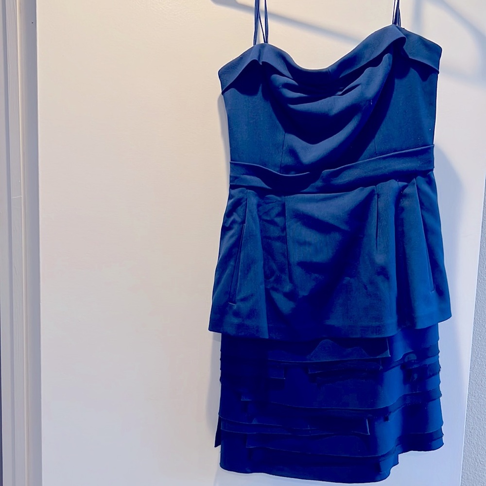 BCBGMaxAzria Navy Cocktail Dress